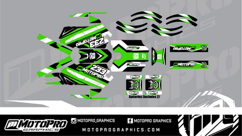 MotoPro Graphics Stacyc Electric Bike Speeder Series Graphics