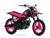 MotoPro Graphics Yamaha PW50 ERUPTION PINK Graphics