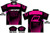 MotoPro Racing Customizable Pit Shirt - Clean Lines Pink