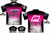 MotoPro Racing Customizable Pit Shirt - Pink Stars