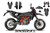 MotoPro Graphics KTM 690 SMC R Motorcycle VIZE GREY Graphics