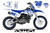 MotoPro Graphics Custom Yamaha TTR110 Pit Bike BOOST BLUE Series Graphics - FREE SHIPPING