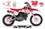 MotoPro Graphics Custom Yamaha TTR110 Pit Bike BOOST RED Series Graphics - FREE SHIPPING