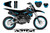 MotoPro Graphics Custom Yamaha TTR110 Pit Bike HEET CYAN Series Graphics - FREE SHIPPING