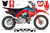 MotoPro Graphics Custom Honda CRF110 Pit Bike CURVE Series Graphics - FREE SHIPPING