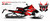 MotoPro Graphics Polaris AXYS RMK Snowmobile Full Sled Graphics Wrap - NIGHTCALL RED Series