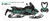 MotoPro Graphics Ski-Doo MXZ E-TEC Snowmobile Full Sled Graphics Wrap - NUGAT BLACK Series