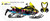 MotoPro Graphics Ski-Doo MXZ E-TEC Snowmobile Full Sled Graphics Wrap - SONAR Series