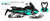 MotoPro Graphics Ski-Doo MXZ E-TEC Snowmobile Full Sled Graphics Wrap - TOPO AQUA Series