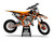 MotoPro Graphics Custom KTM 65 SX Dirt Bike BLITZ ORANGE Series Graphics Set - FREE SHIPPING