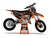 MotoPro Graphics Custom KTM 65 SX Dirt Bike ENIGMA ORANGE Series Graphics Set - FREE SHIPPING