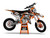 MotoPro Graphics Custom KTM 65 SX Dirt Bike HEET ORANGE Series Graphics Set - FREE SHIPPING
