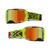 EKS Brand Lucid Goggle Flo Fire - Red Mirror Lens 