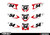 MotoPro Graphics Honda Number Plates Set V1 