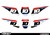 MotoPro Graphics Stark Future Number Plates Set V3 