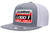 FlexFit Custom Motocross Hat Heather Grey/White Trucker Snapback 