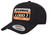 FlexFit Custom Motocross Hat Black Laser Mesh Snapback 