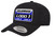 FlexFit Custom Motocross Hat Black Laser Mesh Snapback 