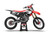 MotoPro Graphics Custom Honda Dirt Bike Detriment Series Series Graphics  