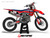 MotoPro Graphics Custom Honda Dirt Bike 4Twelve Series Navy Red Grey Graphics  