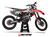 MotoPro Graphics Custom GasGas Dirt Bike 1Sixty9 Series Graphics Set - Red Black White & Grey 
