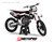 MotoPro Graphics Custom Husqvarna Dirt Bike 4Twelve Series Graphics - White/Black/Red 