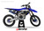 MotoPro Graphics Custom Yamaha Dirt Bike Five19 Series Graphics - Blue/Black/White 