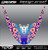 MotoPro Graphics Kawasaki X2 Floral Custom Graphics Kit 