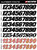 MotoPro Graphics Kawasaki X2 Black Flame Custom Graphics Kit 