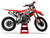 MotoPro Graphics Honda Dirt Bike Striker Series Red Black Graphics