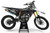 MotoPro Graphics Suzuki RMZ450 Dirt Bike Genesis Stealth White Graphics