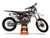 MotoPro Graphics KTM Dirt Bike Gamma White Black Graphics