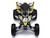 MotoPro Graphics Yamaha YFZ450 Quad ATV Full Graphics Set - ASTRO YELLOW