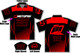 MotoPro Racing Customizable Pit Shirt - Clean Lines Red