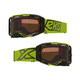 EKS Brand Lucid Goggle Flo Yellow - Auburn Afterburner Lens 