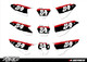 MotoPro Graphics Gasgas Number Plates Set V4 