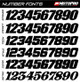 MotoPro Graphics Gasgas Number Plates Set V3 