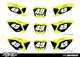 MotoPro Graphics Suzuki Number Plates Set V1 