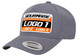 FlexFit Copy of Custom Motocross Hat Grey Laser Mesh Snapback 