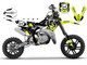 MotoPro Graphics Custom Cobra Dirt Bike Graphics - Lundgaard Yellow/White Series 