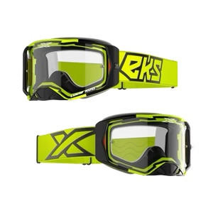 Flo Yellow Graphics Lucid Race Face Goggle Flo Yellow - Clear Lens - MotoPro Graphics