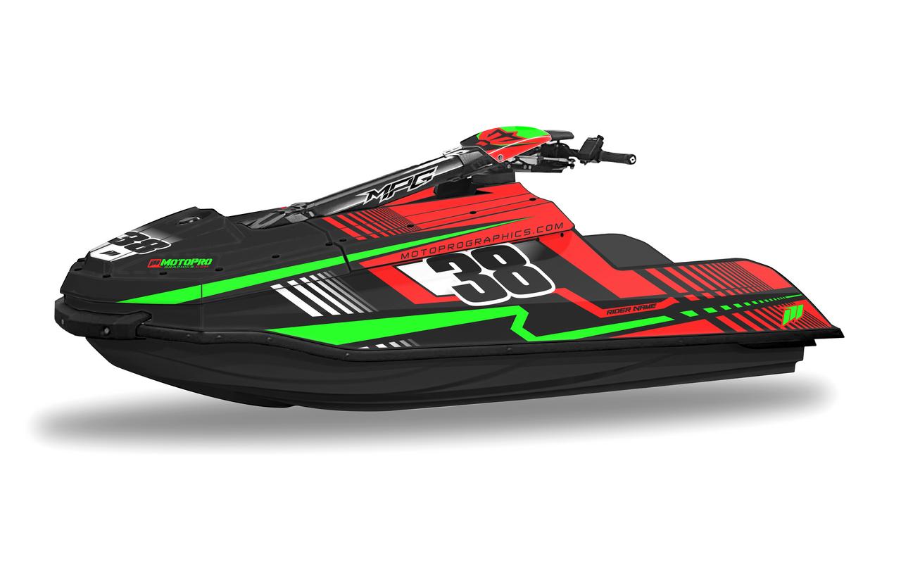 Custom GP1 Graphics Vapor Series | Motopro Graphics