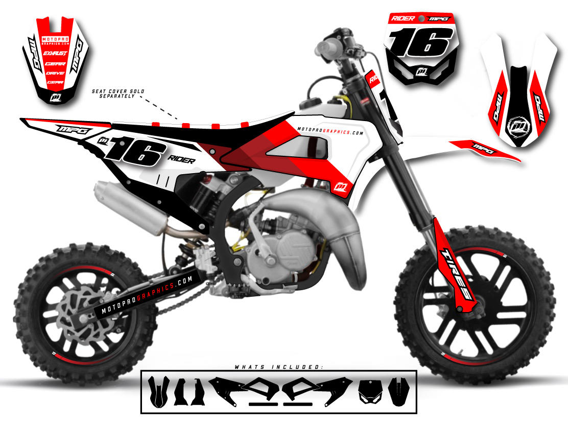 Custom Cobra Dirt Bike SCALE Graphics Set - MotoPro Graphics