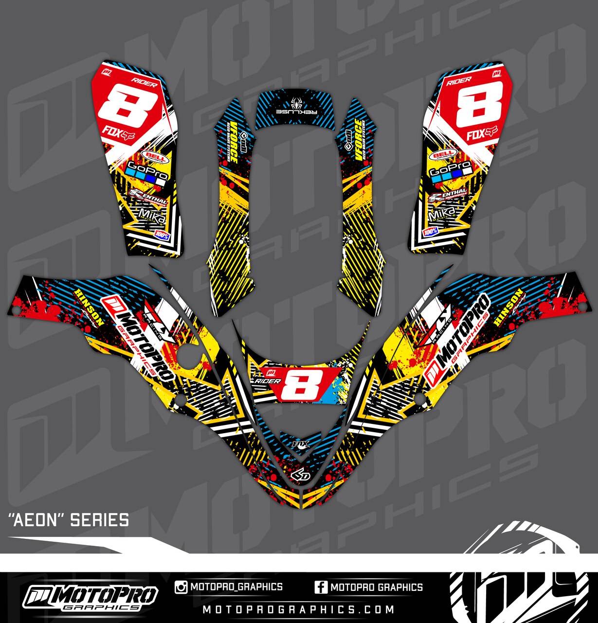 PROGRIP Unisex ATV-Griff 726-107 – In Einheitsgröße, Rot, Für Fahrrad- & Motorradlenker