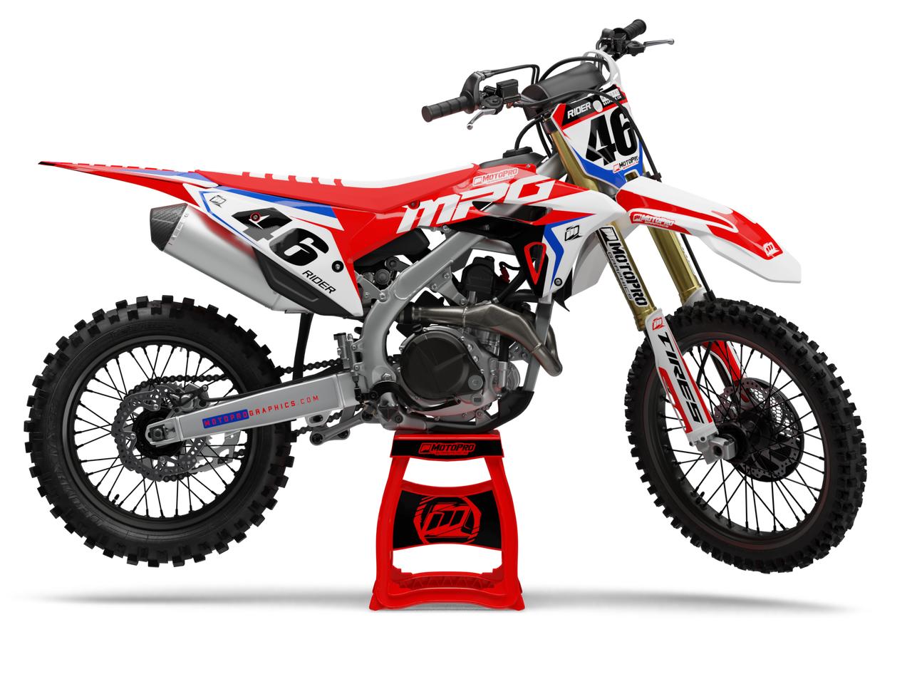 IMAGE GRAPHICS Number Plate Graphics Kit For Honda CRF450R (2021-2022) – Team Look Motocross Decals