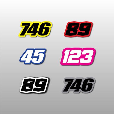 Contour cut numbers - motopro graphics