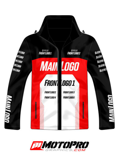MotoPro Graphics - Custom Soft Shell Jacket - Style 2