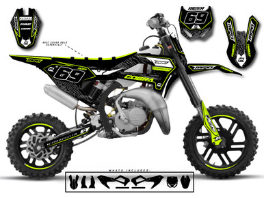 Custom Cobra Dirt Bike ZION Graphics Set - MotoPro Graphics