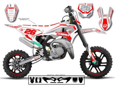 Custom Cobra Dirt Bike SEGMENT Graphics Set - MotoPro Graphics
