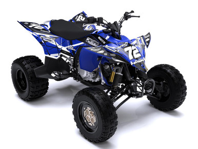 custom Yamaha Yfz 450r Graphics Eruption Blue | Motopro Graphics